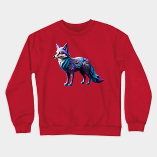 Floral Fox Crewneck Sweatshirt